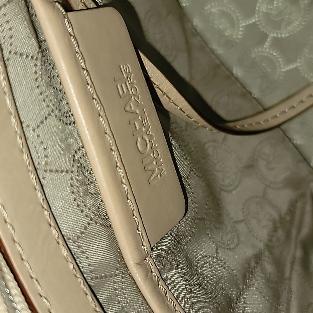 Michael Kors Zebra Pattern Shoulder Bag - Brown and Cream - Picture 6 of 14